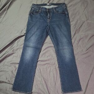 Old Navy Dark Blue Boot Cut Jeans